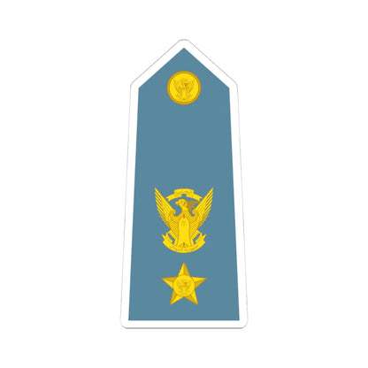 Sudan Air Force   OF04 (Sudan) (Military Rank) STICKER Vinyl Kiss-Cut Decal - The Sticker Space
