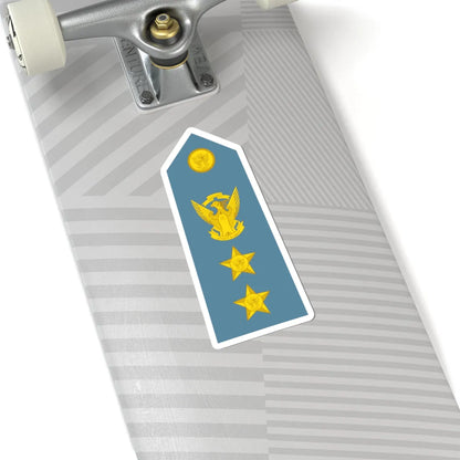 Sudan Air Force   OF05 (Sudan) (Military Rank) STICKER Vinyl Kiss-Cut Decal - The Sticker Space