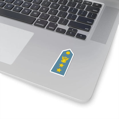Sudan Air Force   OF05 (Sudan) (Military Rank) STICKER Vinyl Kiss-Cut Decal - The Sticker Space