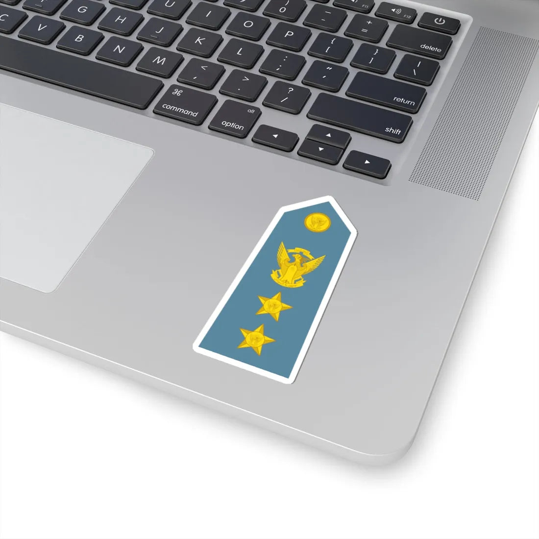 Sudan Air Force   OF05 (Sudan) (Military Rank) STICKER Vinyl Kiss-Cut Decal - The Sticker Space
