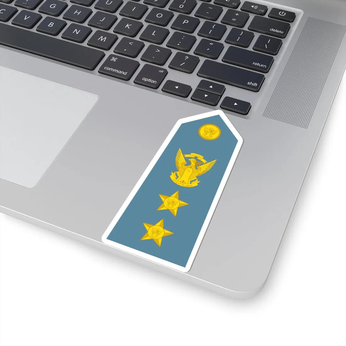 Sudan Air Force   OF05 (Sudan) (Military Rank) STICKER Vinyl Kiss-Cut Decal - The Sticker Space