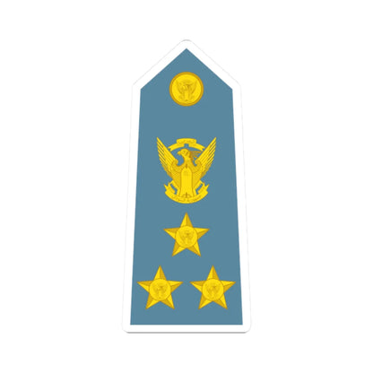 Sudan Air Force   OF06 (Sudan) (Military Rank) STICKER Vinyl Kiss-Cut Decal 2 Inch White - The Sticker Space
