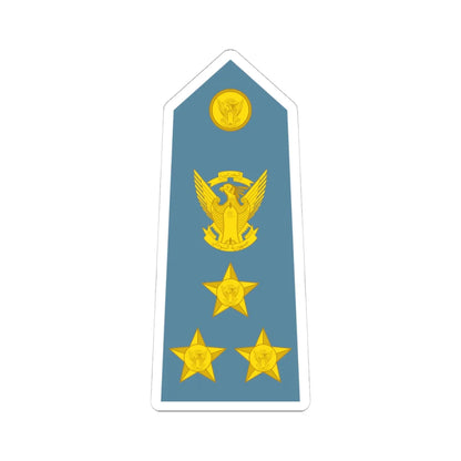 Sudan Air Force   OF06 (Sudan) (Military Rank) STICKER Vinyl Kiss-Cut Decal 4 Inch White - The Sticker Space