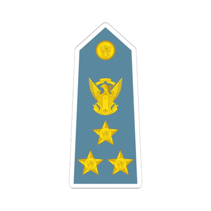 Sudan Air Force   OF06 (Sudan) (Military Rank) STICKER Vinyl Kiss-Cut Decal 6 Inch White - The Sticker Space