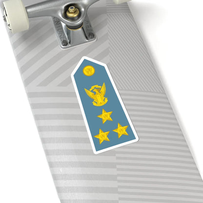 Sudan Air Force   OF06 (Sudan) (Military Rank) STICKER Vinyl Kiss-Cut Decal - The Sticker Space