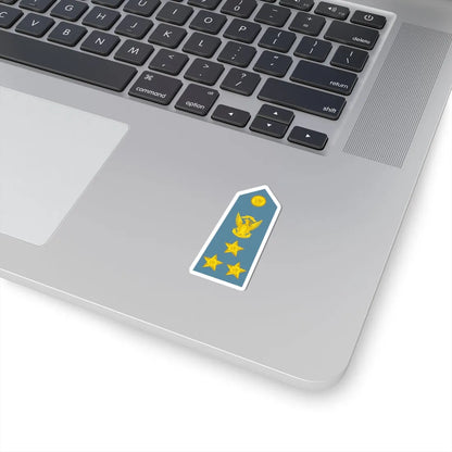 Sudan Air Force   OF06 (Sudan) (Military Rank) STICKER Vinyl Kiss-Cut Decal - The Sticker Space