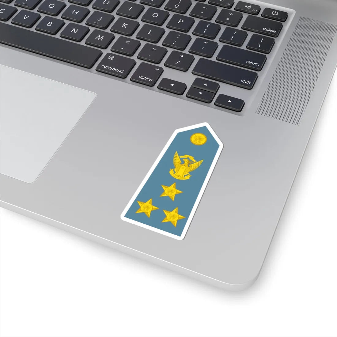 Sudan Air Force   OF06 (Sudan) (Military Rank) STICKER Vinyl Kiss-Cut Decal - The Sticker Space