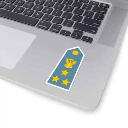 Sudan Air Force   OF06 (Sudan) (Military Rank) STICKER Vinyl Kiss-Cut Decal - The Sticker Space