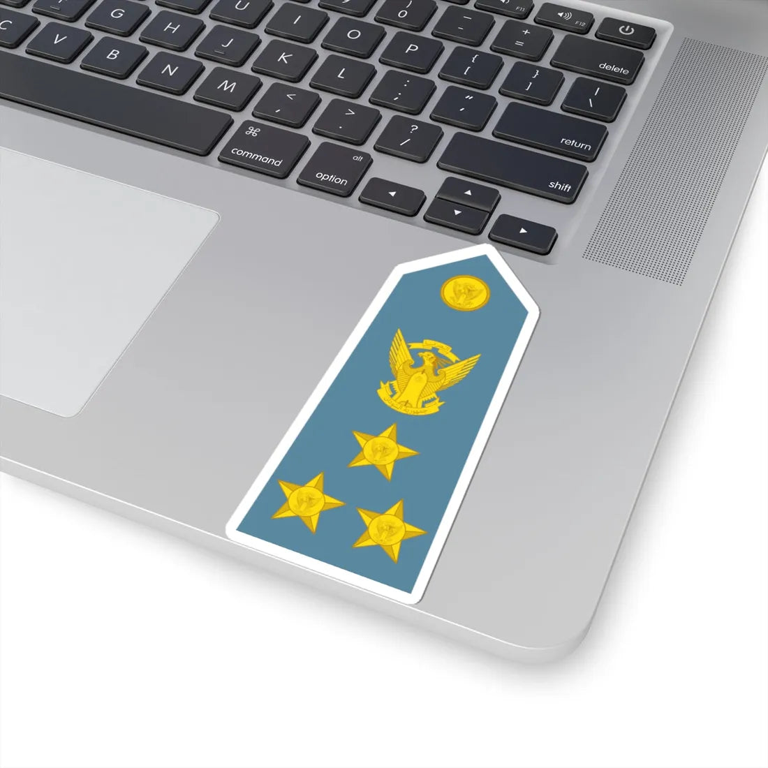 Sudan Air Force   OF06 (Sudan) (Military Rank) STICKER Vinyl Kiss-Cut Decal - The Sticker Space