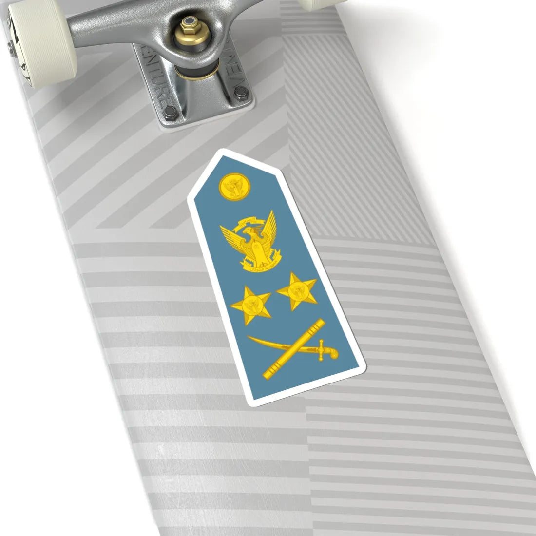 Sudan Air Force   OF09 (Sudan) (Military Rank) STICKER Vinyl Kiss-Cut Decal - The Sticker Space