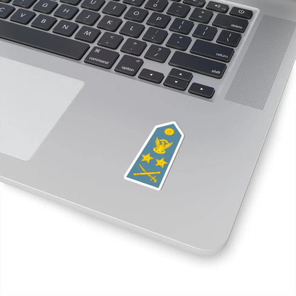 Sudan Air Force   OF09 (Sudan) (Military Rank) STICKER Vinyl Kiss-Cut Decal - The Sticker Space