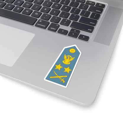 Sudan Air Force   OF09 (Sudan) (Military Rank) STICKER Vinyl Kiss-Cut Decal - The Sticker Space