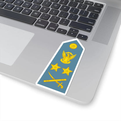 Sudan Air Force   OF09 (Sudan) (Military Rank) STICKER Vinyl Kiss-Cut Decal - The Sticker Space