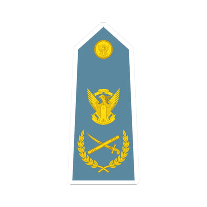 Sudan Air Force   OF10 (Sudan) (Military Rank) STICKER Vinyl Kiss-Cut Decal 2 Inch White - The Sticker Space