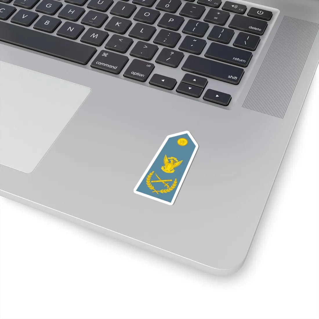 Sudan Air Force   OF10 (Sudan) (Military Rank) STICKER Vinyl Kiss-Cut Decal - The Sticker Space