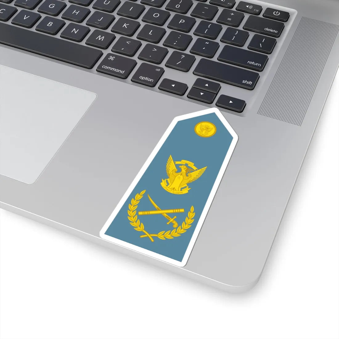 Sudan Air Force   OF10 (Sudan) (Military Rank) STICKER Vinyl Kiss-Cut Decal - The Sticker Space