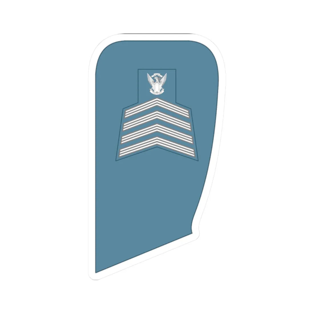 Sudan Air Force   OR08 (Sudan) (Military Rank) STICKER Vinyl Kiss-Cut Decal 2 Inch White - The Sticker Space