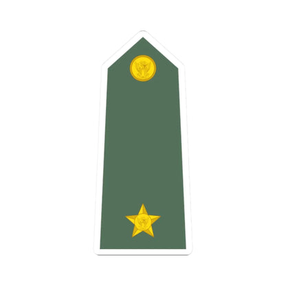 Sudan Army   OF01a (Sudan) (Military Rank) STICKER Vinyl Kiss-Cut Decal 2 Inch White - The Sticker Space