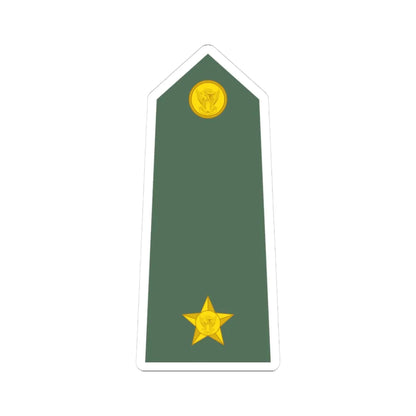 Sudan Army   OF01a (Sudan) (Military Rank) STICKER Vinyl Kiss-Cut Decal 3 Inch White - The Sticker Space