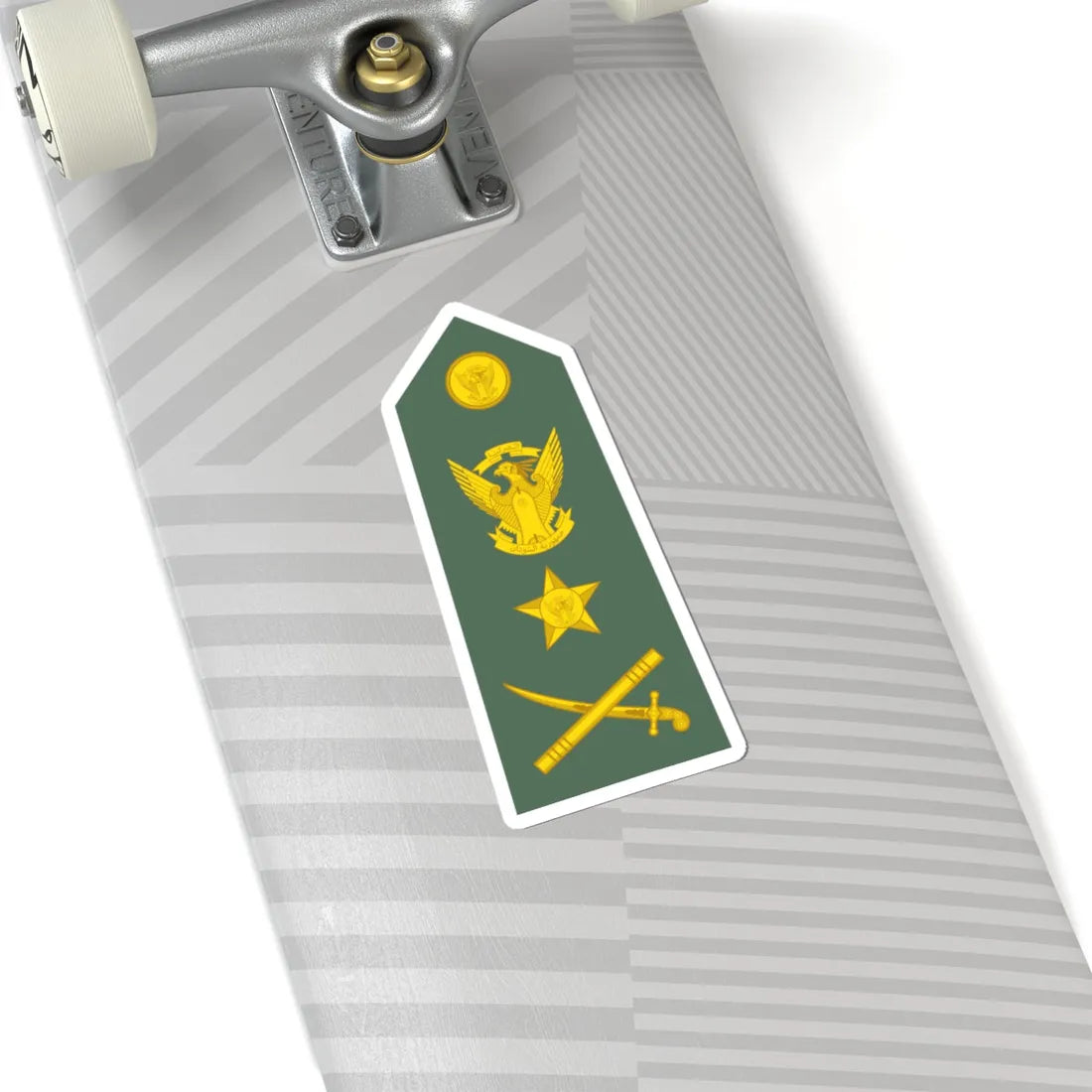Sudan Army   OF08 (Sudan) (Military Rank) STICKER Vinyl Kiss-Cut Decal - The Sticker Space