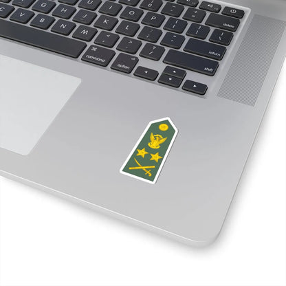 Sudan Army   OF09 (Sudan) (Military Rank) STICKER Vinyl Kiss-Cut Decal - The Sticker Space