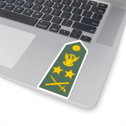 Sudan Army   OF09 (Sudan) (Military Rank) STICKER Vinyl Kiss-Cut Decal - The Sticker Space