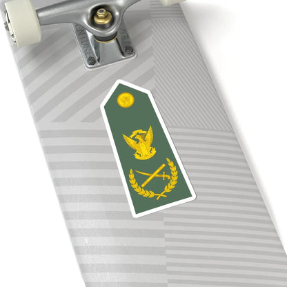 Sudan Army   OF10 (Sudan) (Military Rank) STICKER Vinyl Kiss-Cut Decal - The Sticker Space