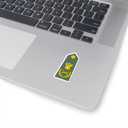 Sudan Army   OF10 (Sudan) (Military Rank) STICKER Vinyl Kiss-Cut Decal - The Sticker Space