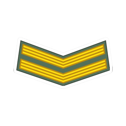 Sudan Army   OR04 (Sudan) (Military Rank) STICKER Vinyl Kiss-Cut Decal 2 Inch White - The Sticker Space