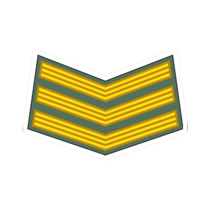 Sudan Army   OR05 (Sudan) (Military Rank) STICKER Vinyl Kiss-Cut Decal - The Sticker Space