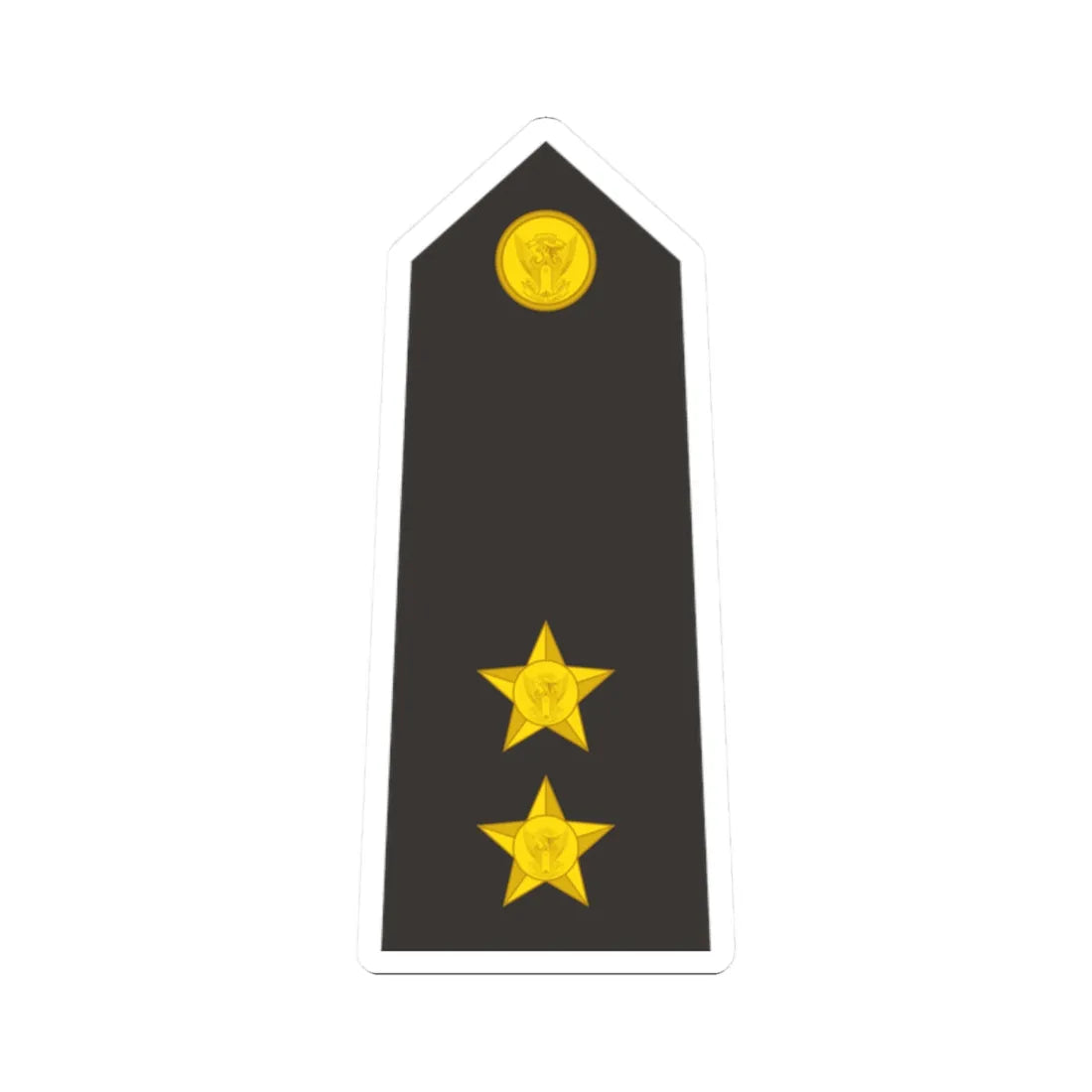 Sudan Navy   OF01b (Sudan) (Military Rank) STICKER Vinyl Kiss-Cut Decal 2 Inch White - The Sticker Space