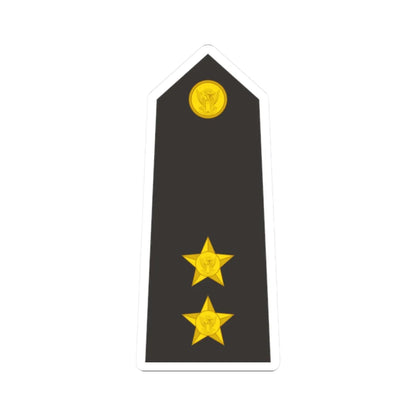 Sudan Navy   OF01b (Sudan) (Military Rank) STICKER Vinyl Kiss-Cut Decal 2 Inch White - The Sticker Space