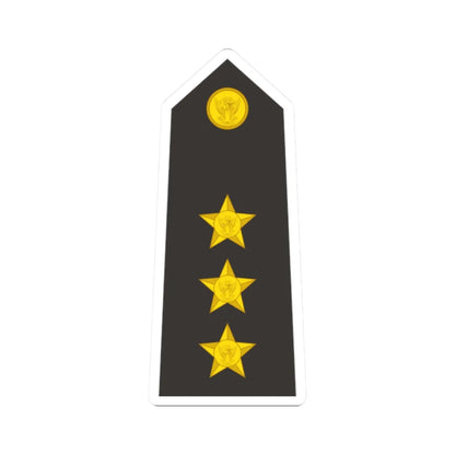 Sudan Navy   OF02 (Sudan) (Military Rank) STICKER Vinyl Kiss-Cut Decal 2 Inch White - The Sticker Space