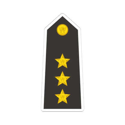 Sudan Navy   OF02 (Sudan) (Military Rank) STICKER Vinyl Kiss-Cut Decal - The Sticker Space