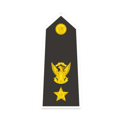 Sudan Navy   OF04 (Sudan) (Military Rank) STICKER Vinyl Kiss-Cut Decal 2 Inch White - The Sticker Space