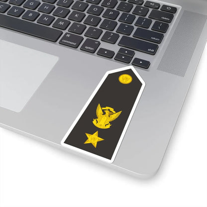 Sudan Navy   OF04 (Sudan) (Military Rank) STICKER Vinyl Kiss-Cut Decal - The Sticker Space
