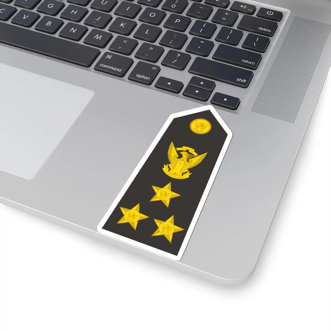 Sudan Navy   OF06 (Sudan) (Military Rank) STICKER Vinyl Kiss-Cut Decal - The Sticker Space