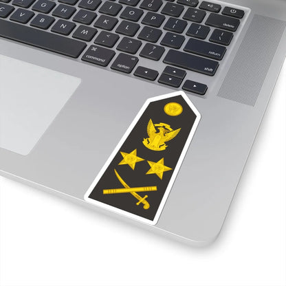 Sudan Navy   OF09 (Sudan) (Military Rank) STICKER Vinyl Kiss-Cut Decal - The Sticker Space