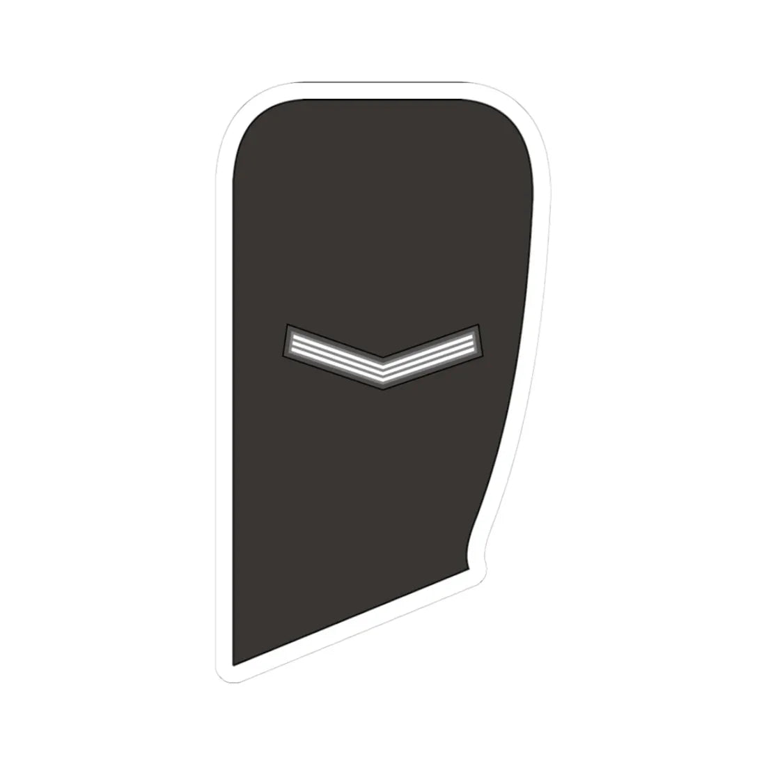 Sudan Navy   OR02 (Sudan) (Military Rank) STICKER Vinyl Kiss-Cut Decal 3 Inch White - The Sticker Space