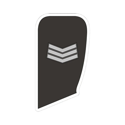 Sudan Navy   OR05 (Sudan) (Military Rank) STICKER Vinyl Kiss-Cut Decal 4 Inch White - The Sticker Space