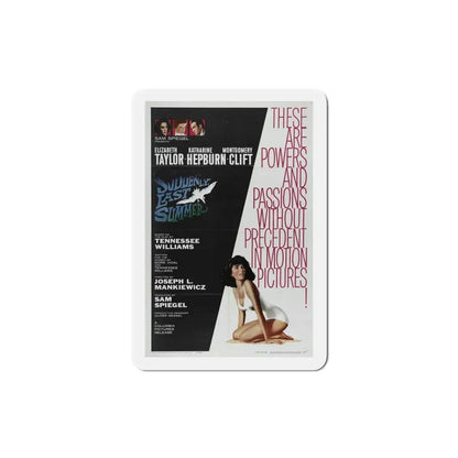 Suddenly Last Summer 1959 Movie Poster Refrigerator Magnet 4 Inch - The Sticker Space