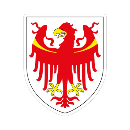 Suedtirol CoA (Italy) (Coat of Arms) STICKER Vinyl Kiss-Cut Decal 6 Inch White - The Sticker Space