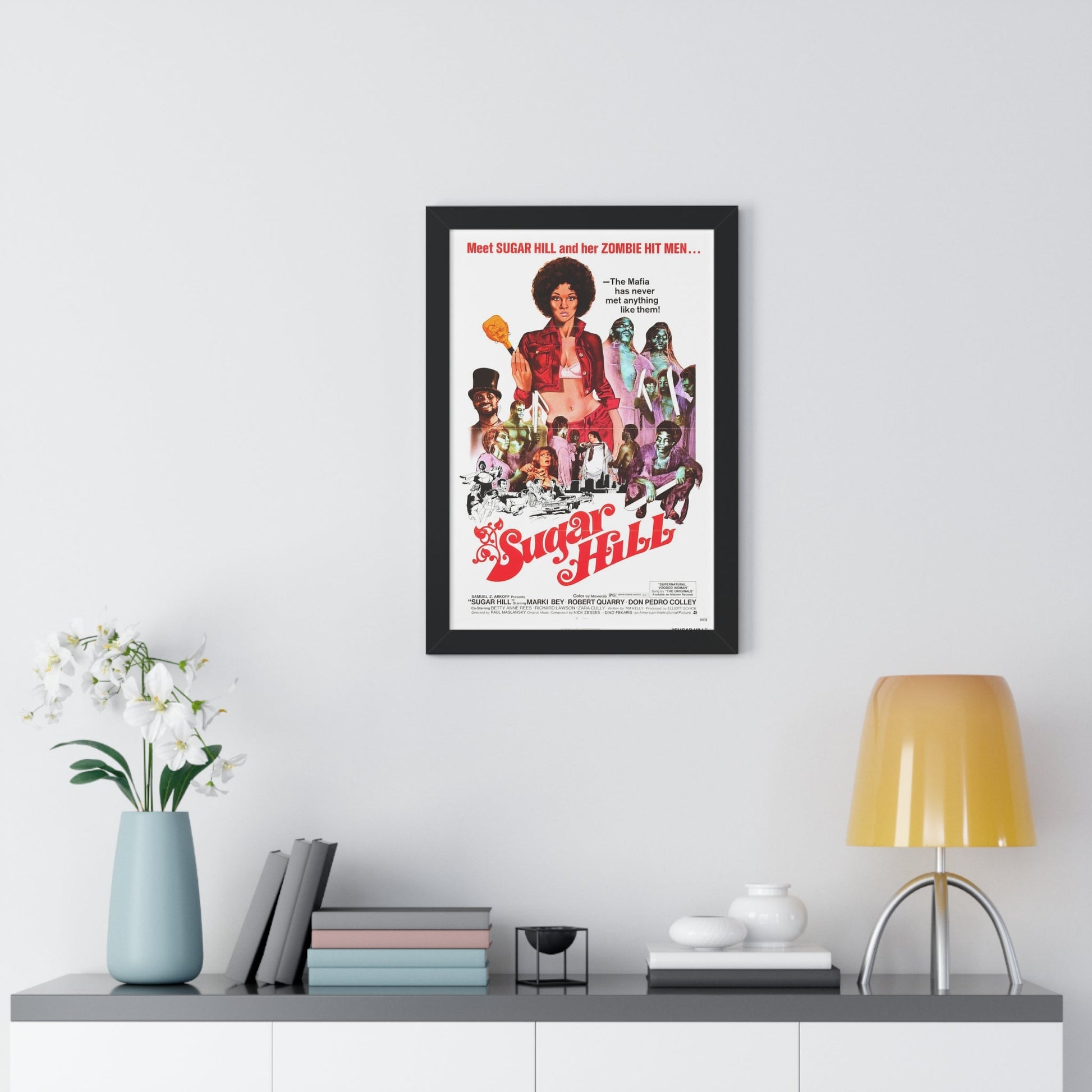 SUGAR HILL 1974 - Framed Movie Poster-The Sticker Space