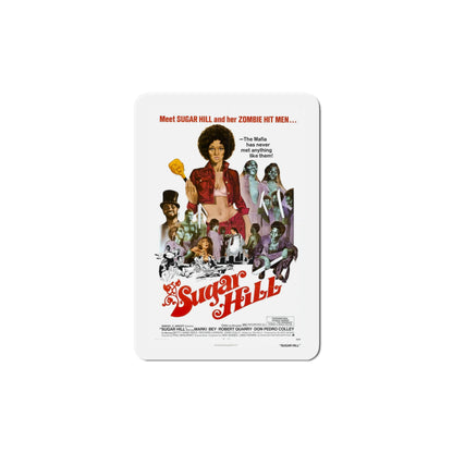 Sugar Hill 1974 Movie Poster Die-Cut Magnet-6 × 6"-The Sticker Space