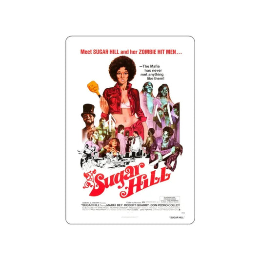 SUGAR HILL 1974 Movie Poster STICKER Vinyl Die-Cut Decal 2 Inch - The Sticker Space