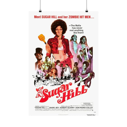 SUGAR HILL 1974 - Paper Movie Poster 20″ x 30″ Matte - The Sticker Space