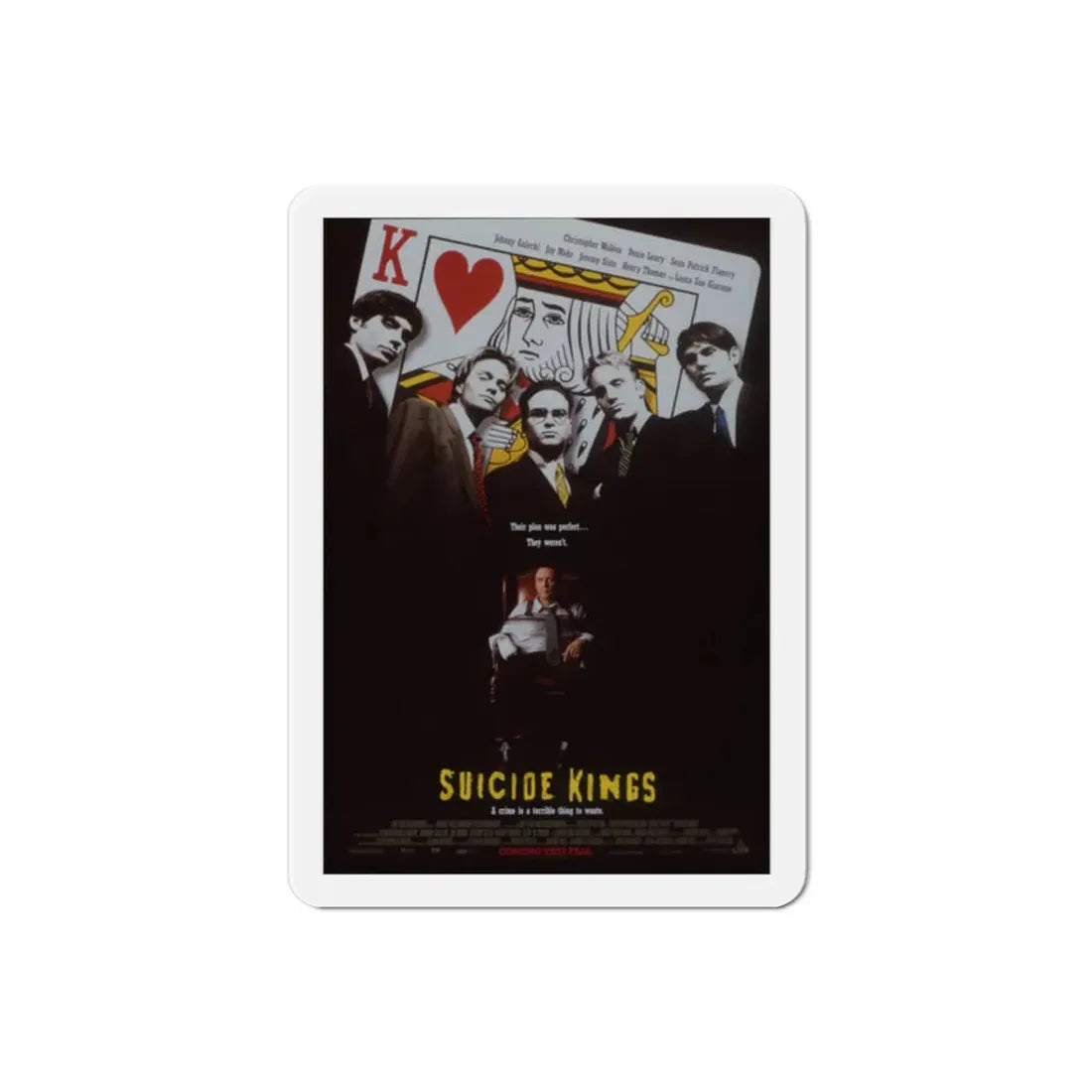 Suicide Kings 1997 Movie Poster Refrigerator Magnet 2 Inch - The Sticker Space