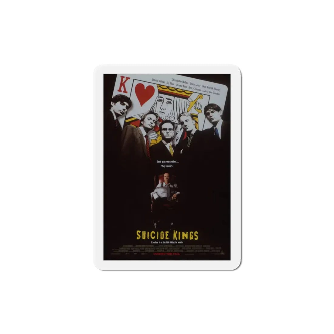 Suicide Kings 1997 Movie Poster Refrigerator Magnet 4 Inch - The Sticker Space