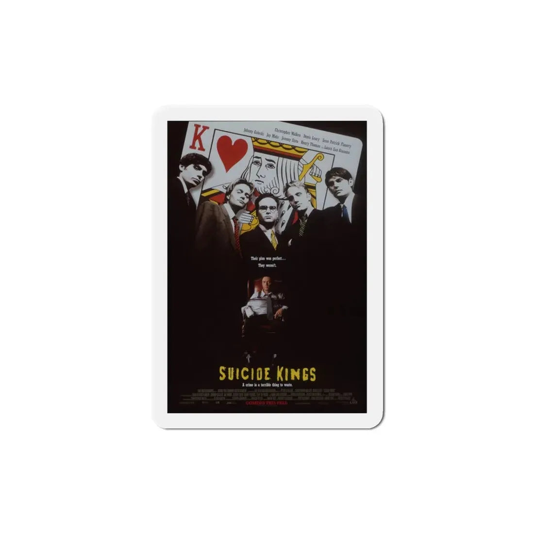 Suicide Kings 1997 Movie Poster Refrigerator Magnet 5 Inch - The Sticker Space