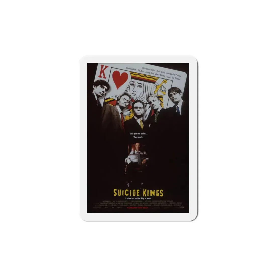 Suicide Kings 1997 Movie Poster Refrigerator Magnet 6 Inch - The Sticker Space
